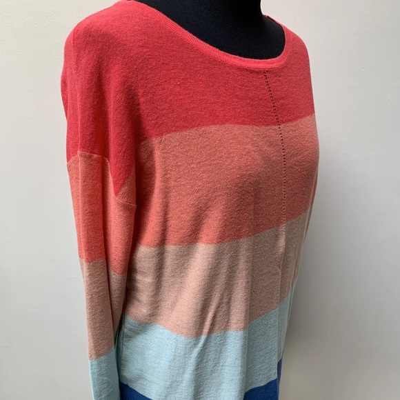 Woolovers rainbow thin knit jumper size small *new* - Picture 5 of 15